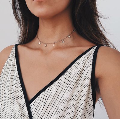 European And American Fashion Clavicle Chain Popular Handmade Pentagonal Star Pendant Necklace