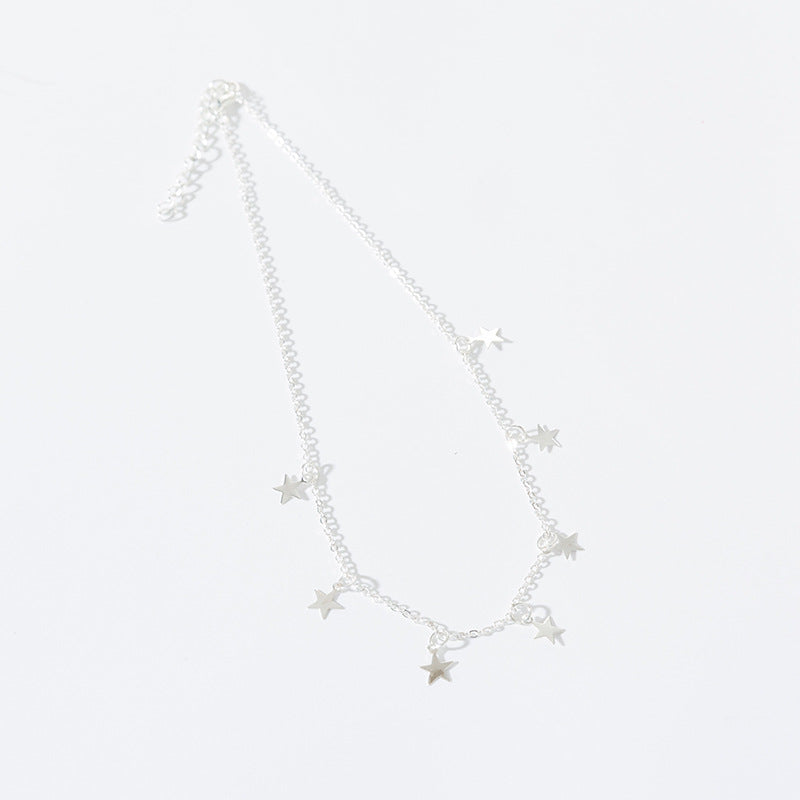 European And American Fashion Clavicle Chain Popular Handmade Pentagonal Star Pendant Necklace