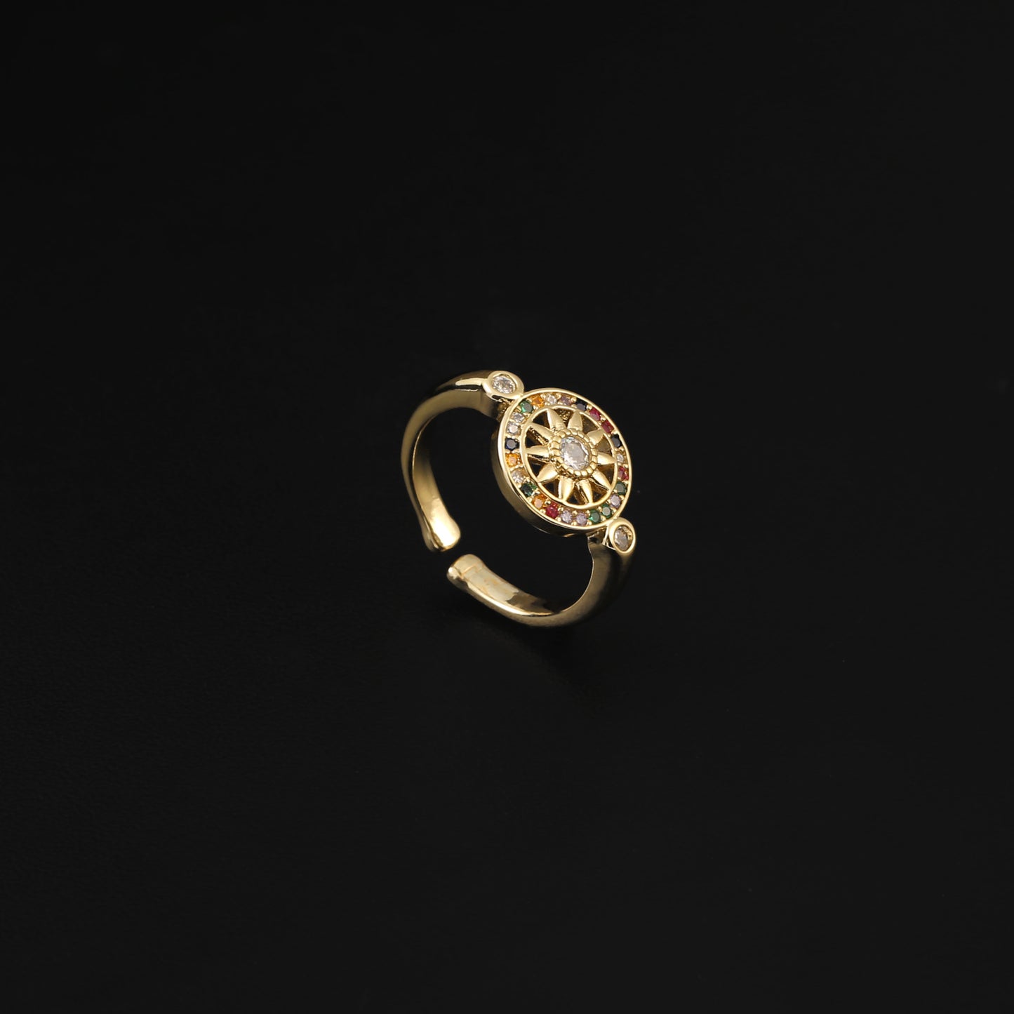 Devil's Eye Hip Hop Opening Adjustable Ring
