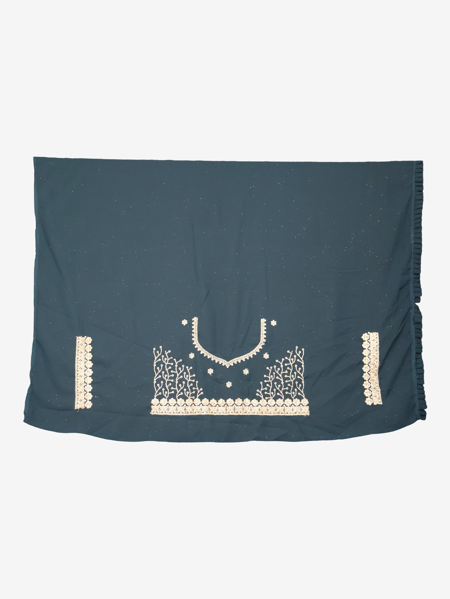 Designer Saree with Stone & Heavy Zari Work Embroidery Work by Shreekama